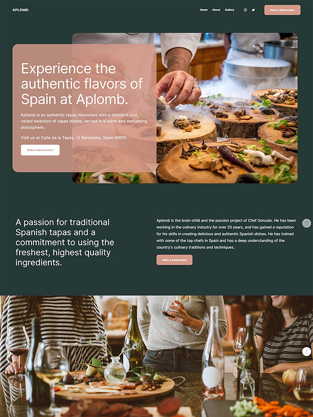 Aplomb - Pixpa Portfolio Website Templates