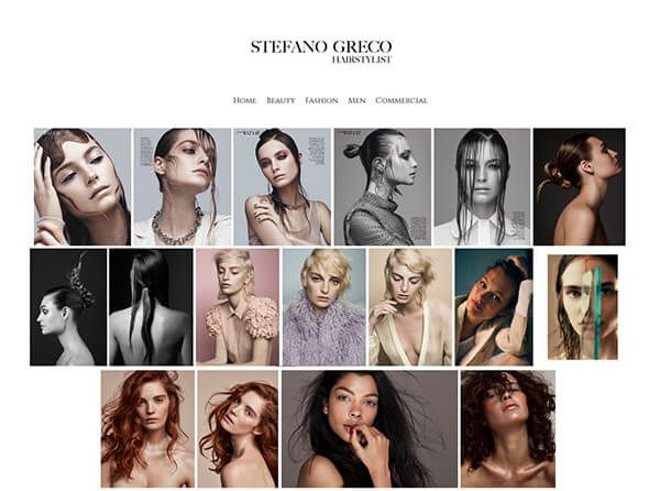 Stefano Greco Portfolio Exemples de sites Web