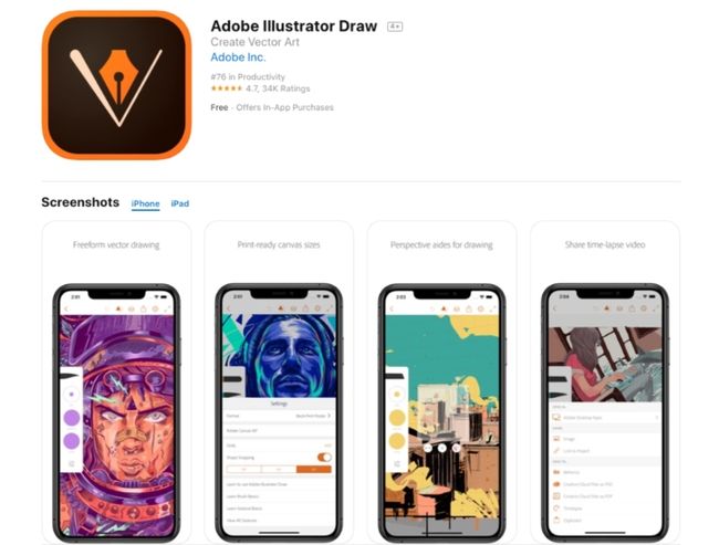 Adobe Illustrator Draw - beste teken-app voor IOS en Android