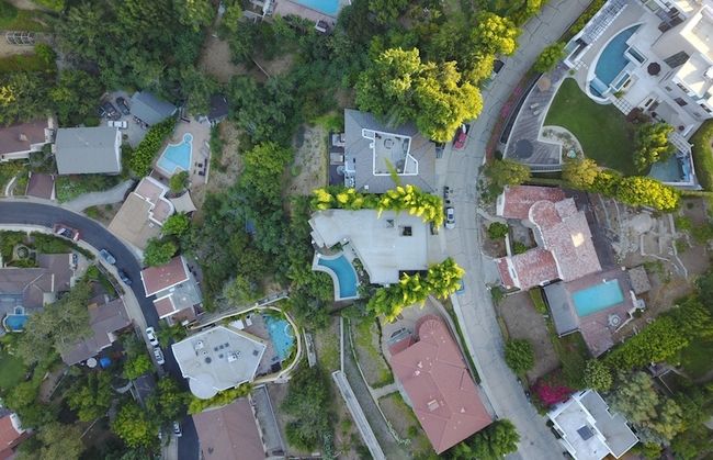 Fotografia di droni immobiliari