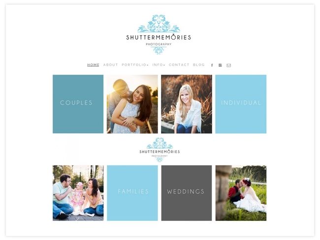 Wedding portfolio website