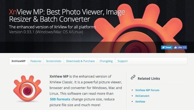 Организатор фотографий XnViewMP