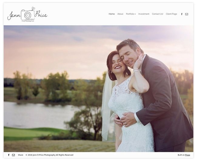 Jenn Price fotografie portfolio website