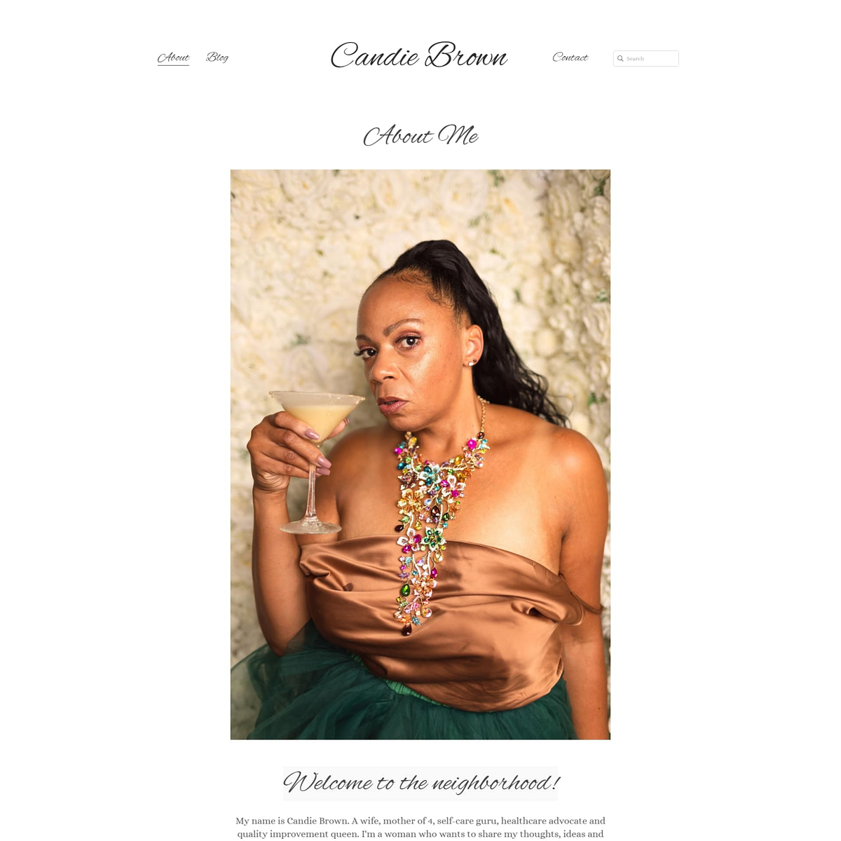 Candie Brown Personal Website