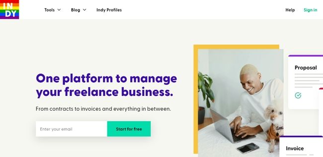Piattaforma di gestione aziendale indipendente di Indy
